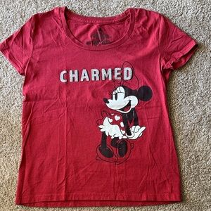 💜 3 for $10 Disney Red Minnie Mouse Charmed Tee